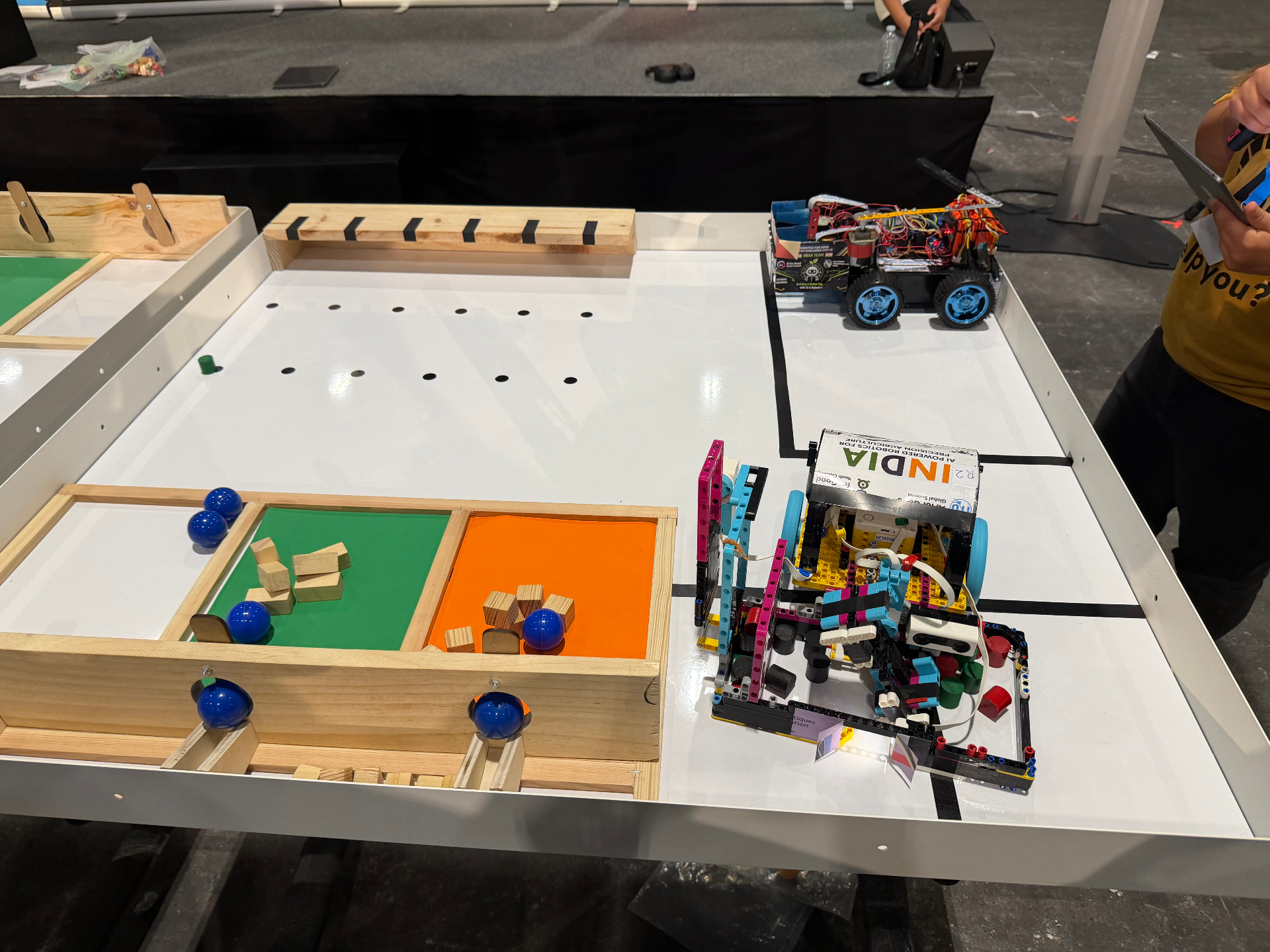 Precision agriculture robot built by our students