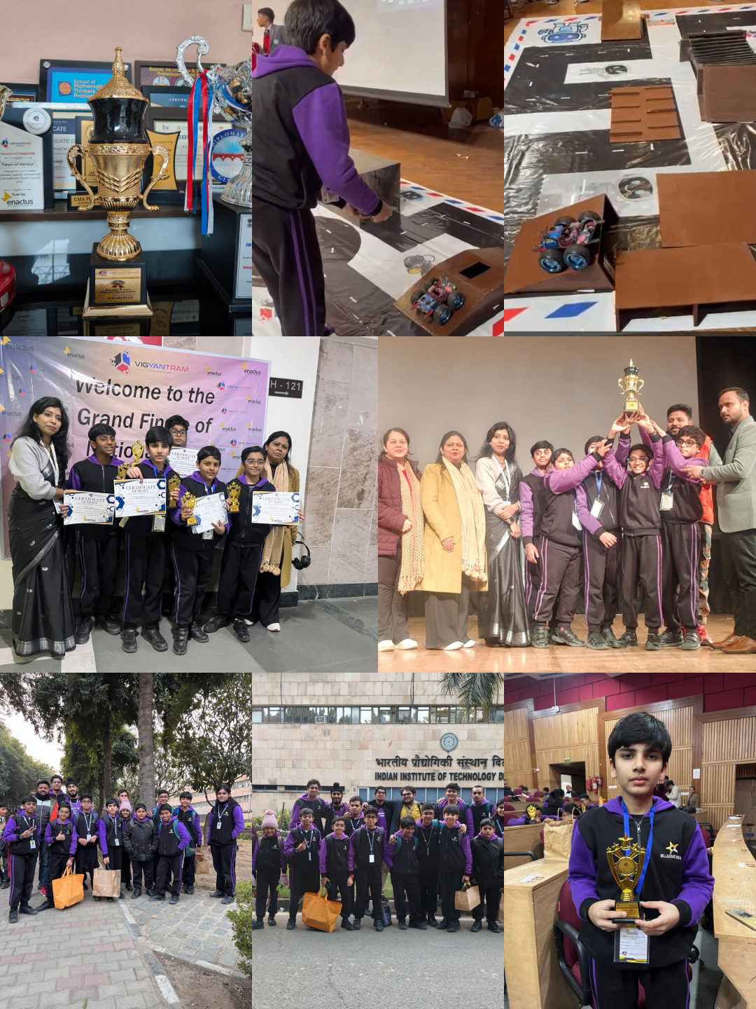 IgnAIte students, trophies and workshops from national robotics events
